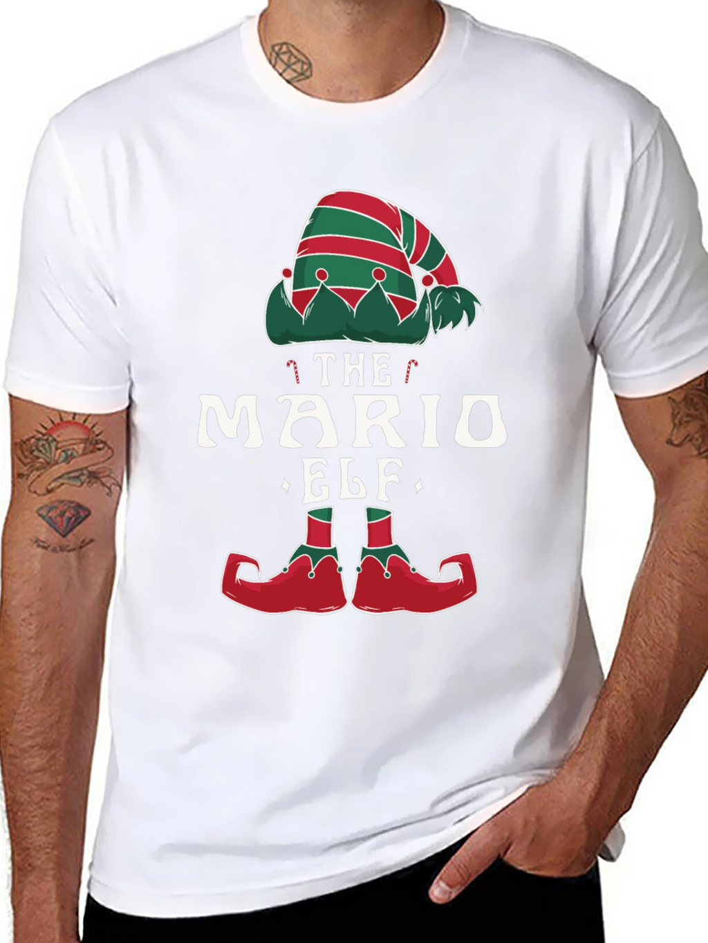 Mario Elf Christmas T-Shirt