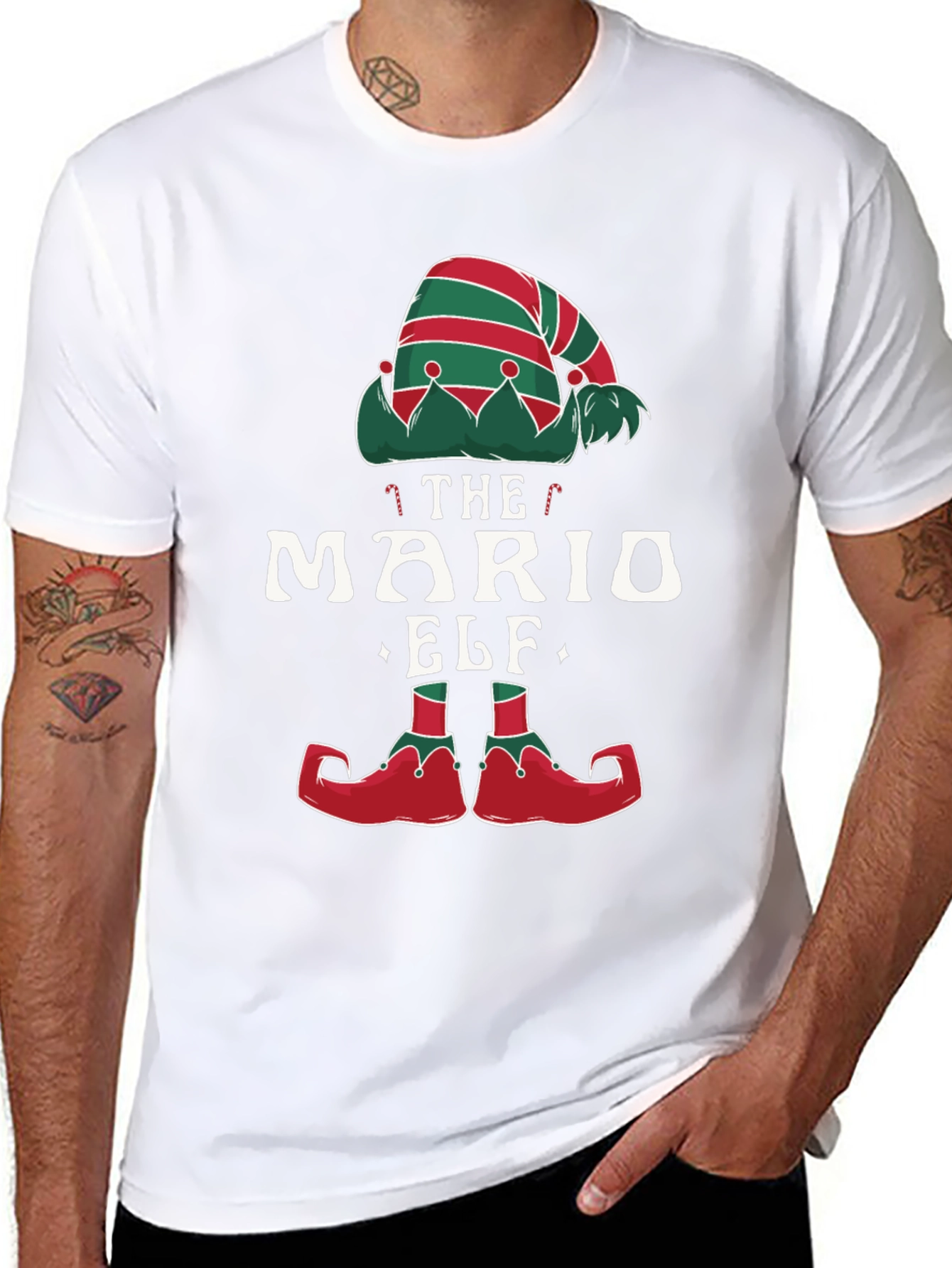 Mario Elf Christmas T-Shirt