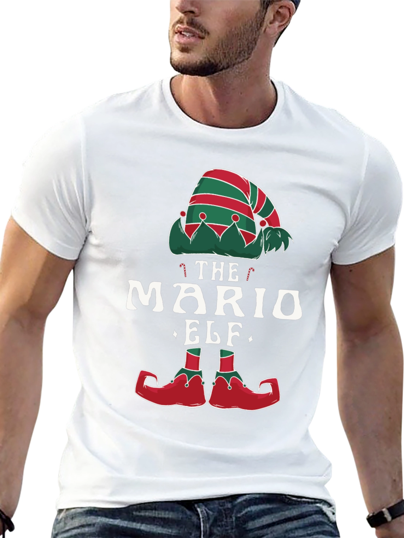 Mario Elf Christmas T-Shirt