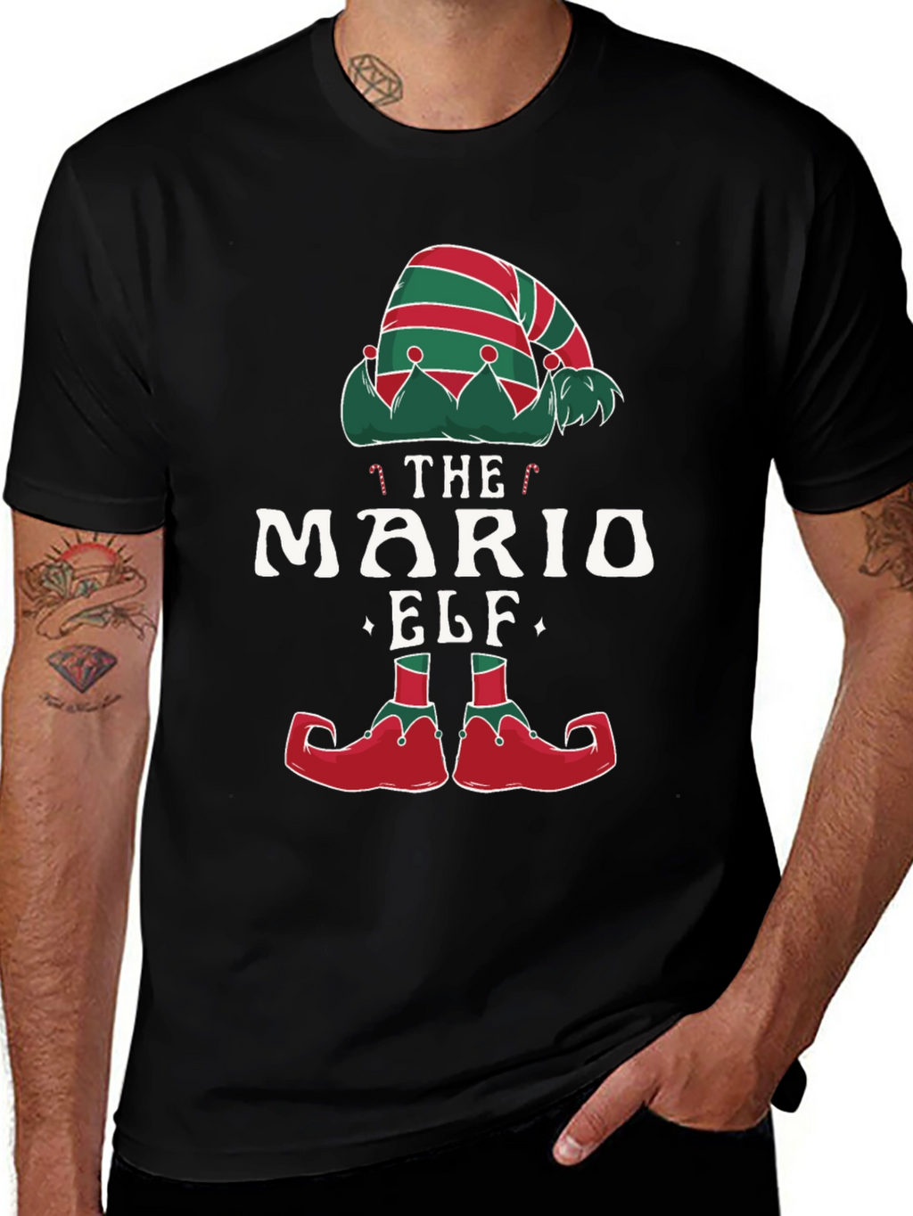 Mario Elf Christmas T-Shirt