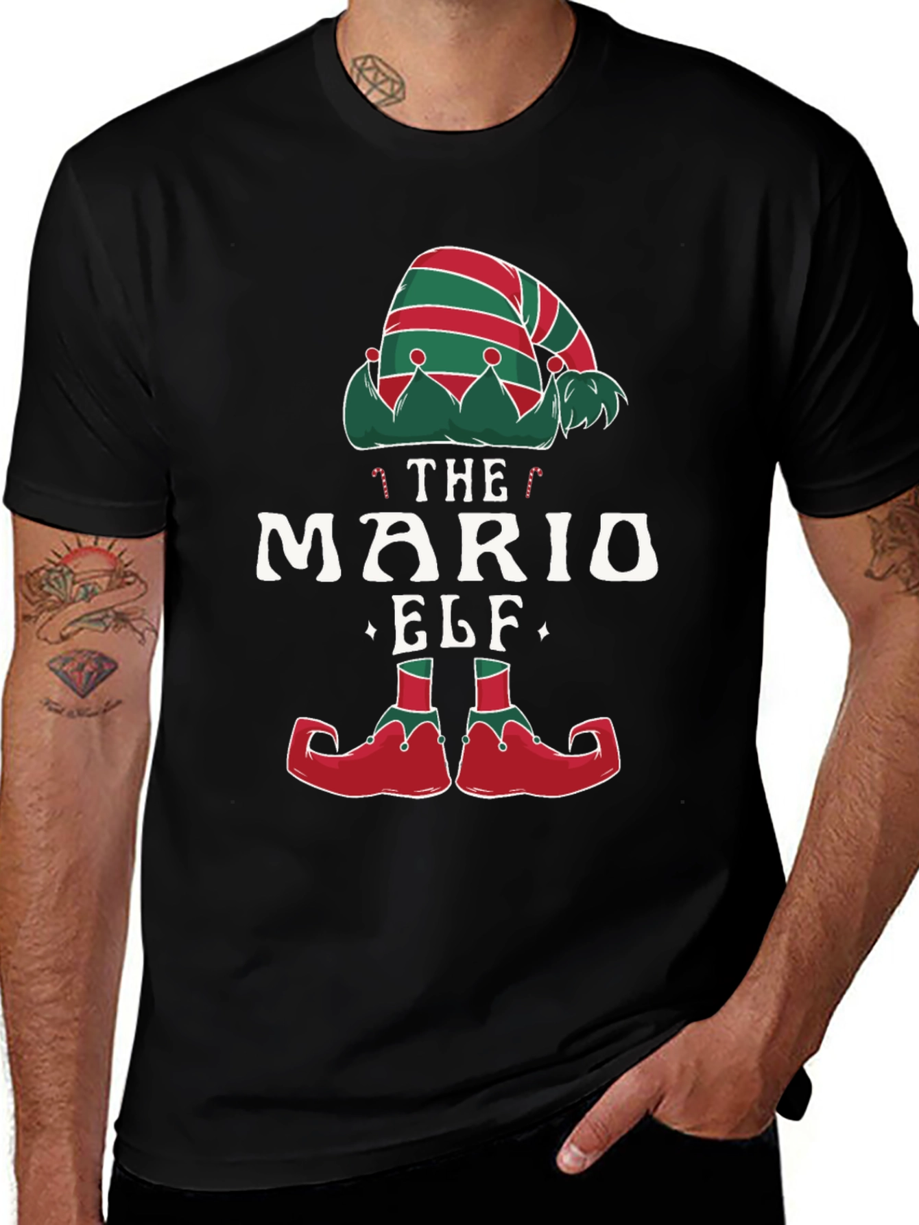 Mario Elf Christmas T-Shirt
