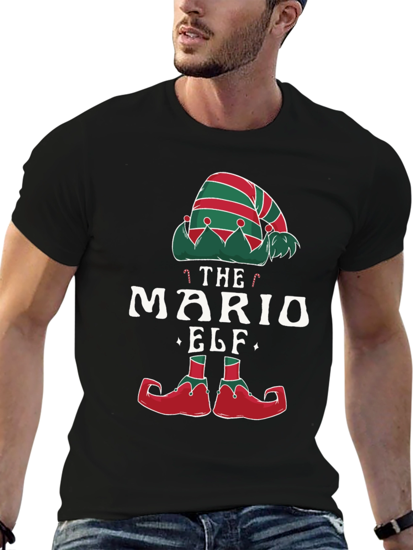 Mario Elf Christmas T-Shirt