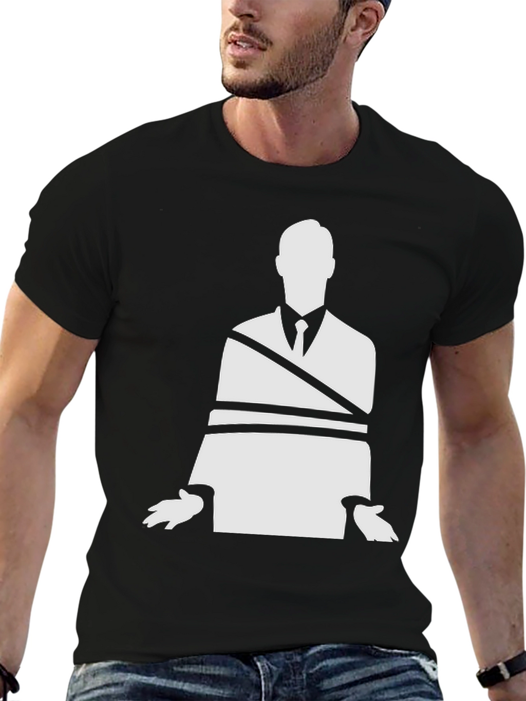 Boundless Silhouette Graphic Tee - Black