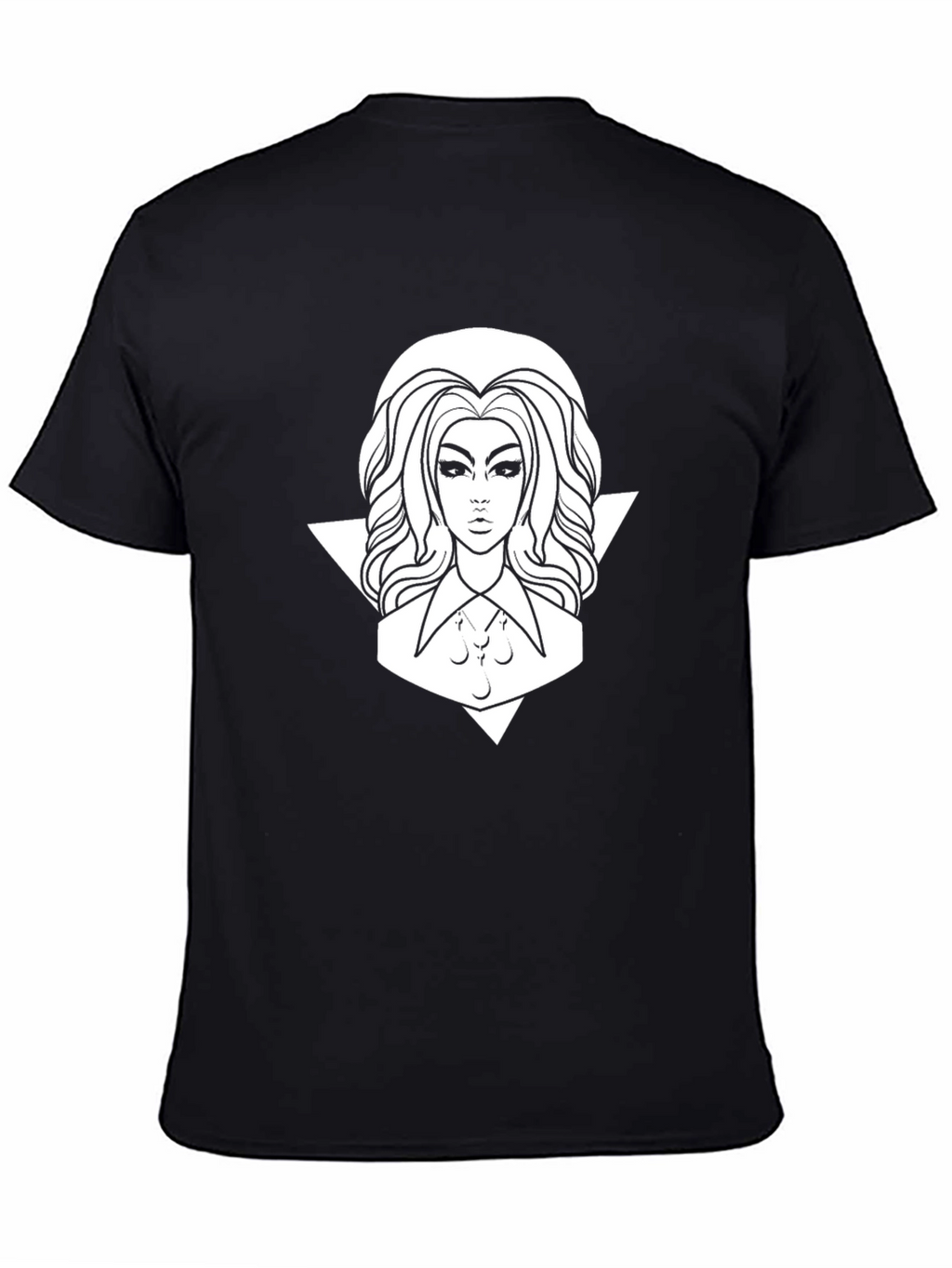 Mystic Woman Graphic T-Shirt - Black Cotton Tee