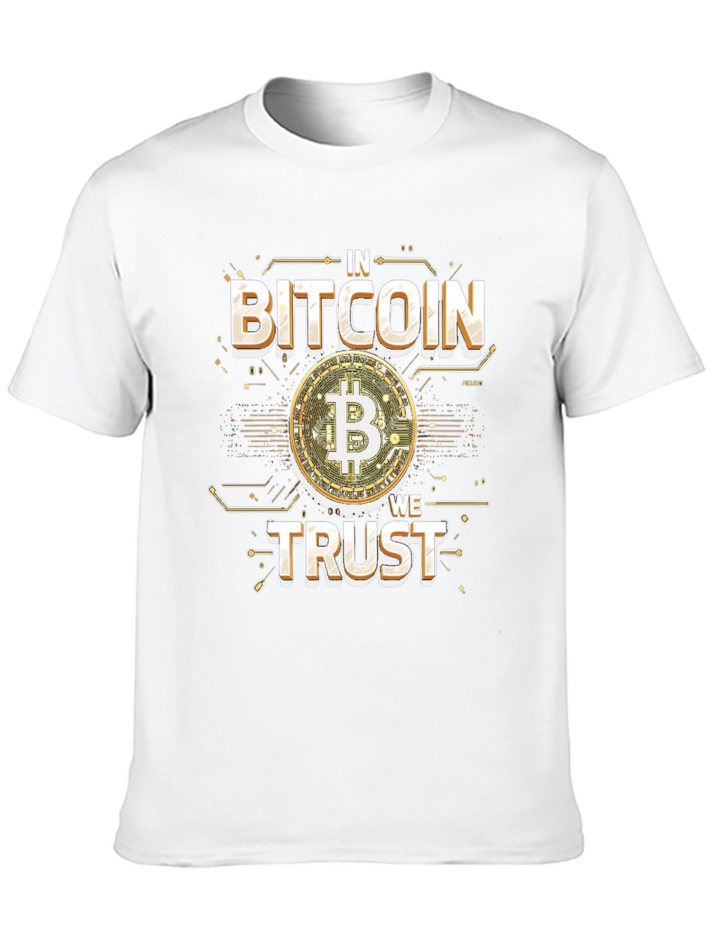Bitcoin T-Shirt - Crypto In We Trust