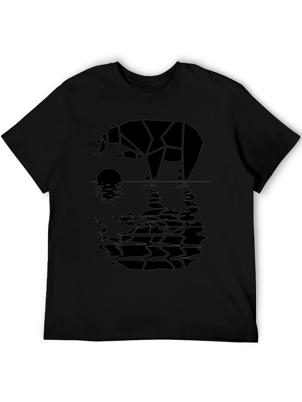 Geometric Bear Graphic Tee