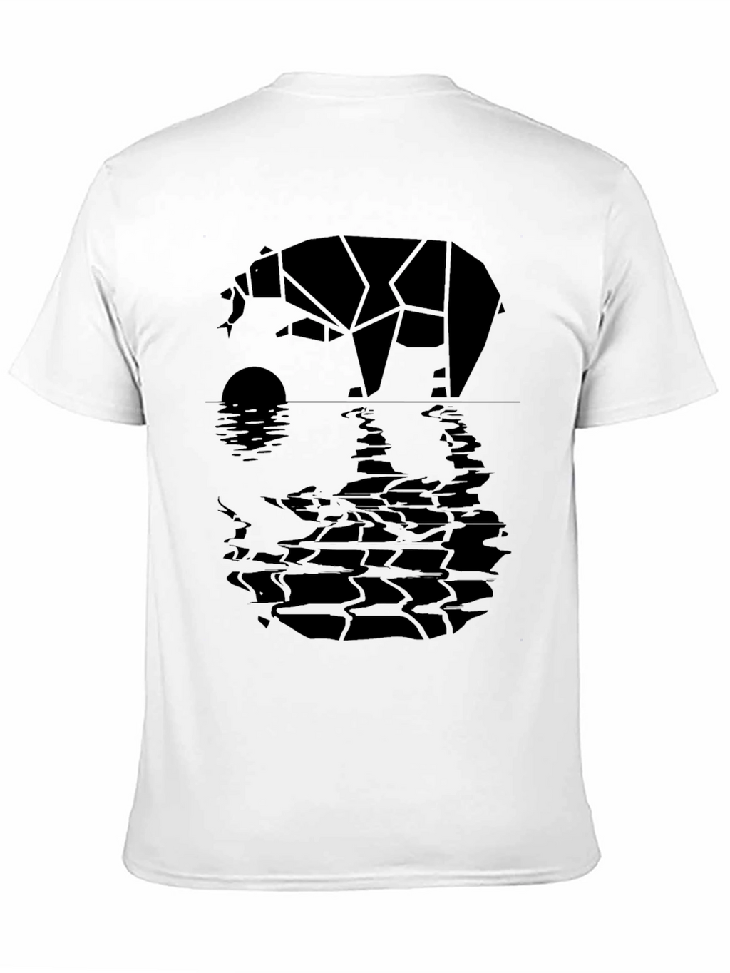 Geometric Bear Graphic Tee