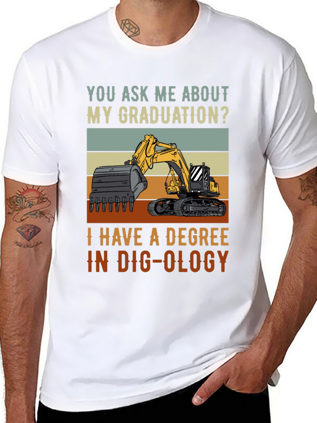 Dig-ology Degree T-Shirt - Funny Construction Gift