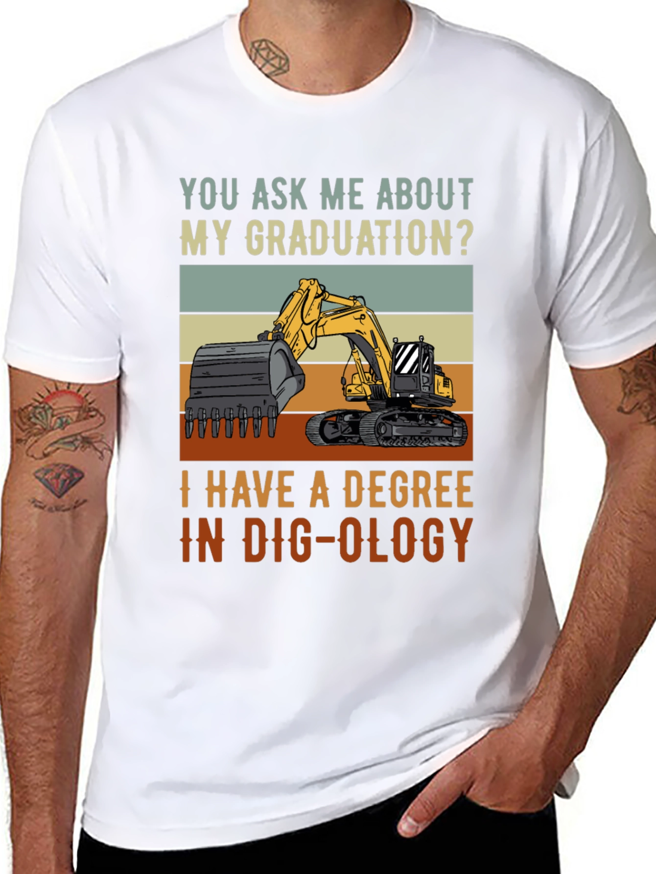 Dig-ology Degree T-Shirt - Funny Construction Gift