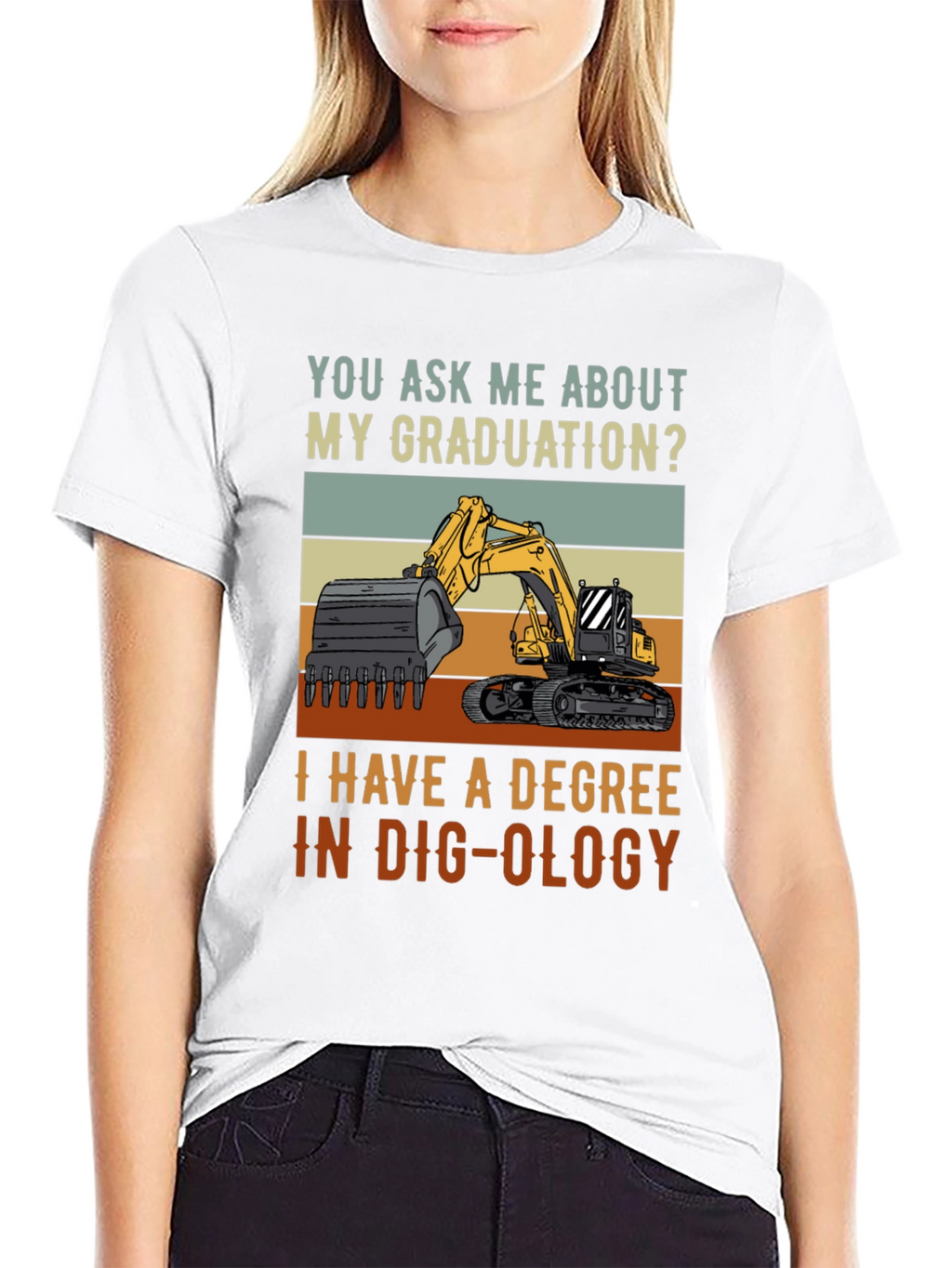 Dig-ology Degree T-Shirt - Funny Construction Gift