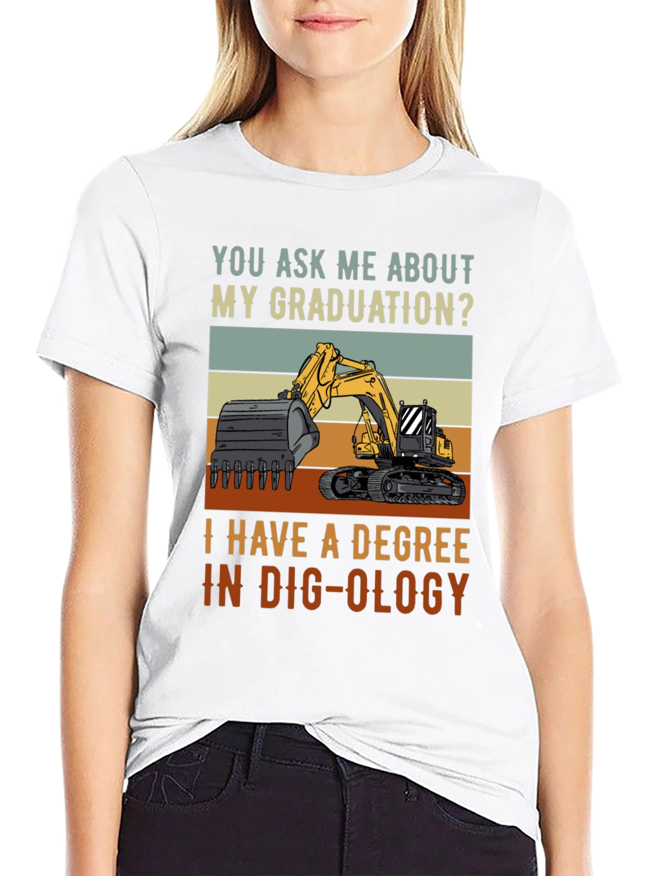 Dig-ology Degree T-Shirt - Funny Construction Gift