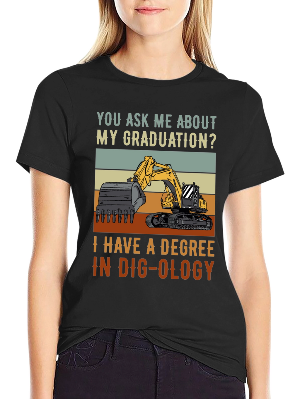 Dig-ology Degree T-Shirt - Funny Construction Gift