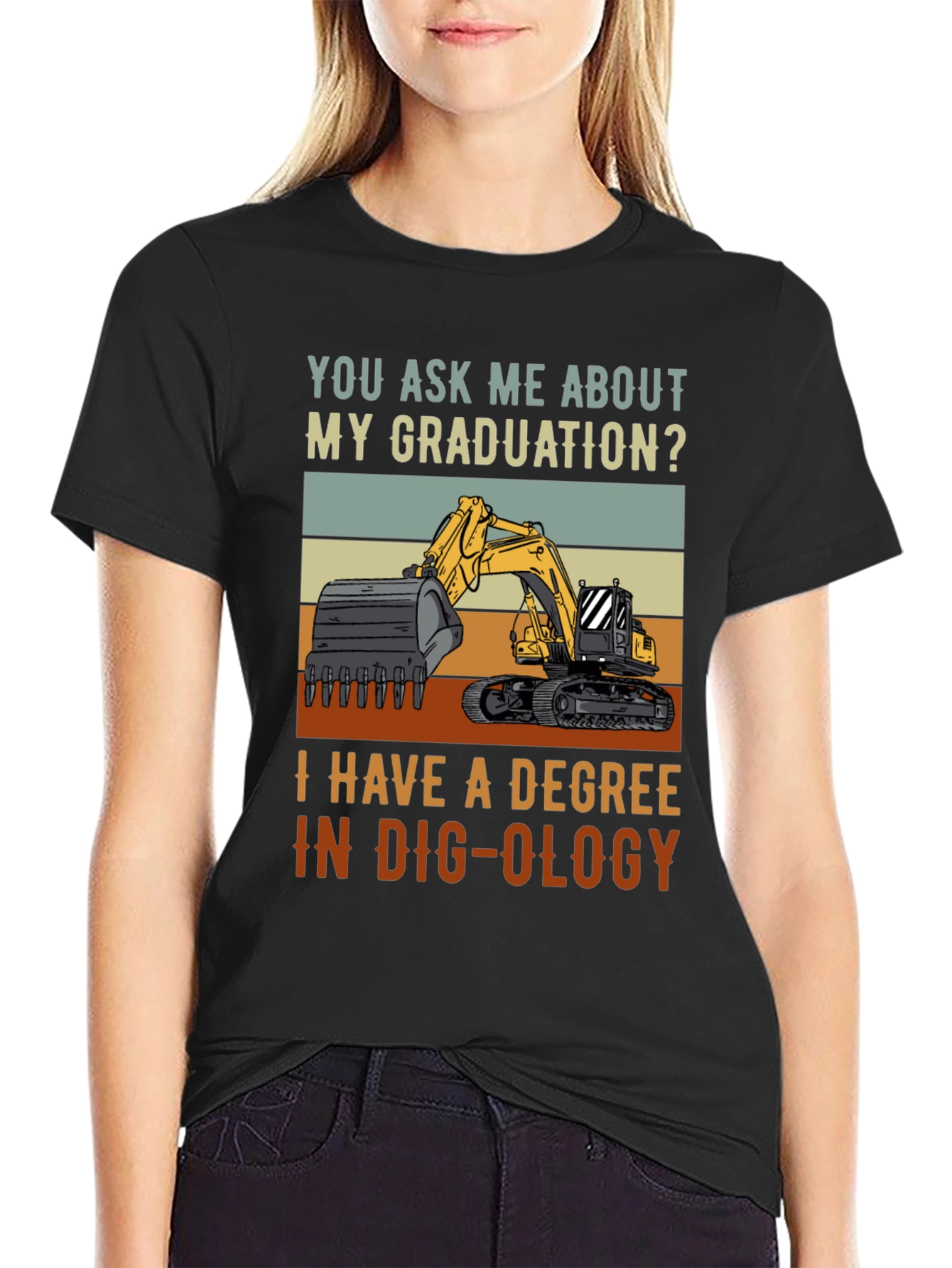 Dig-ology Degree T-Shirt - Funny Construction Gift