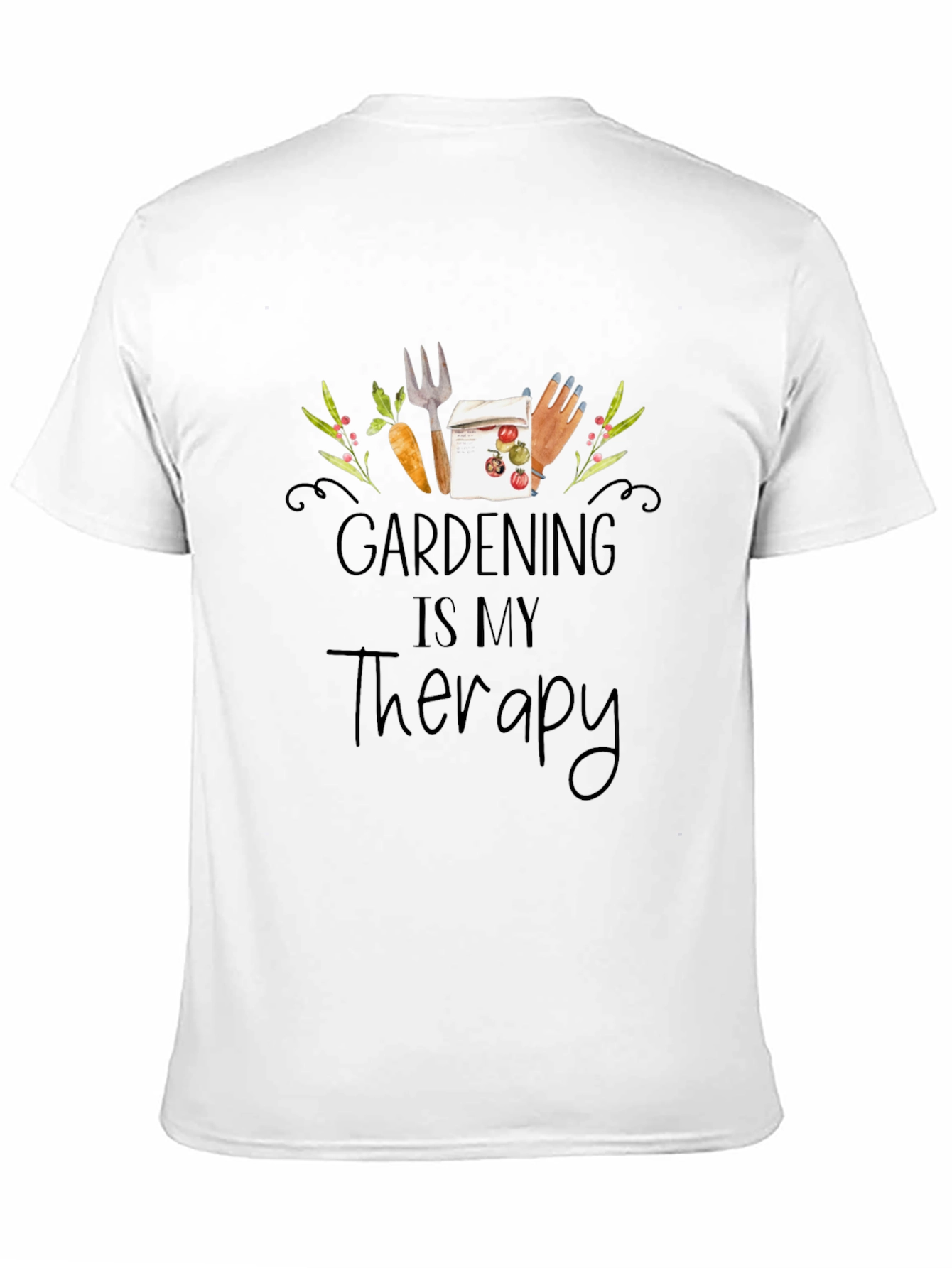 Gardening Is My Therapy Graphic T-Shirt