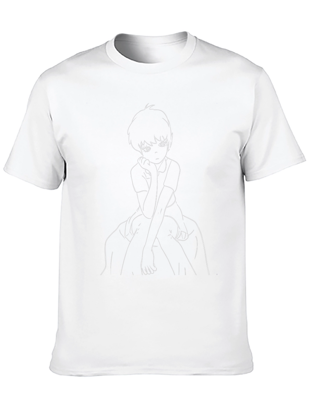 Anime Graphic Tee - Stylish Black Casual T-Shirt