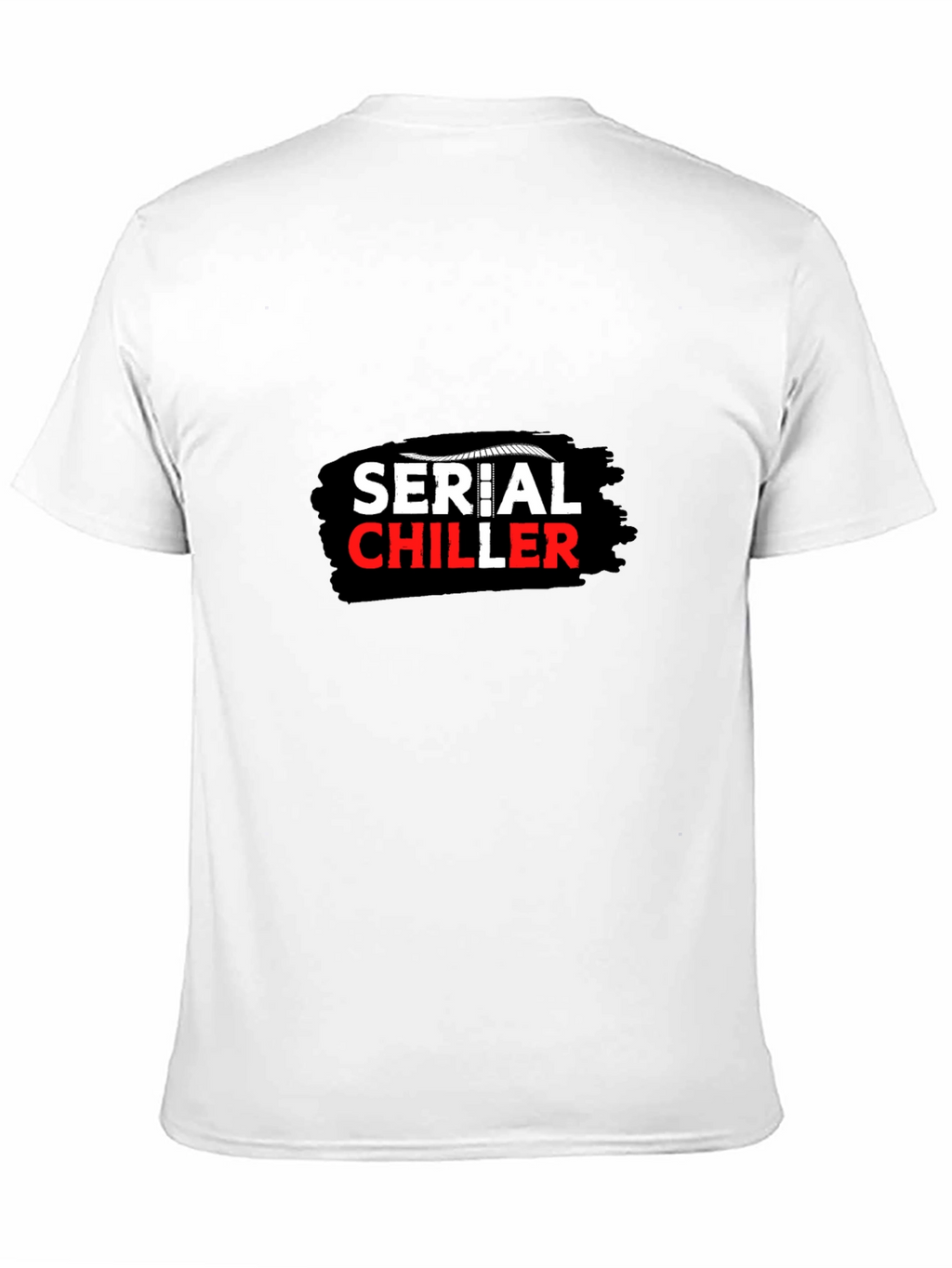 Serial Chiller Graphic Print Black T-Shirt