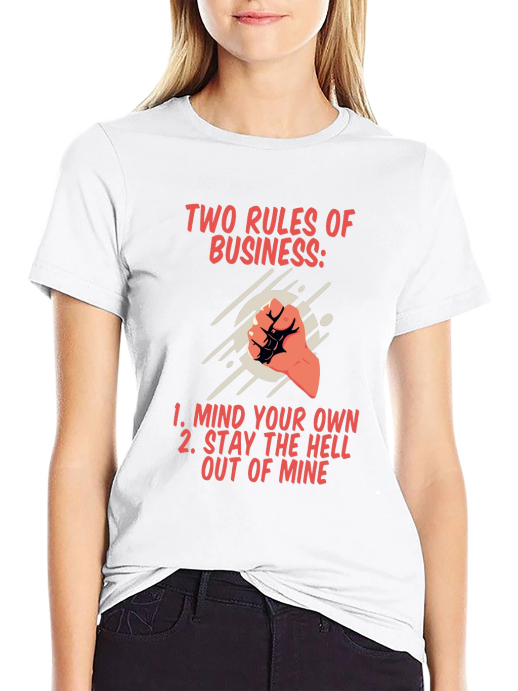 Two Rules of Business Graphic T-Shirt