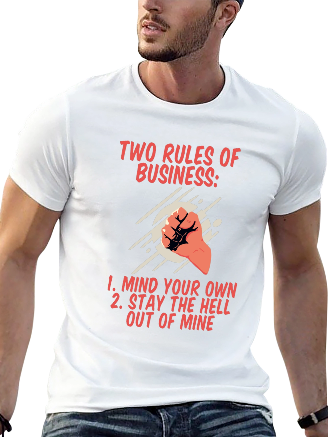 Two Rules of Business Graphic T-Shirt