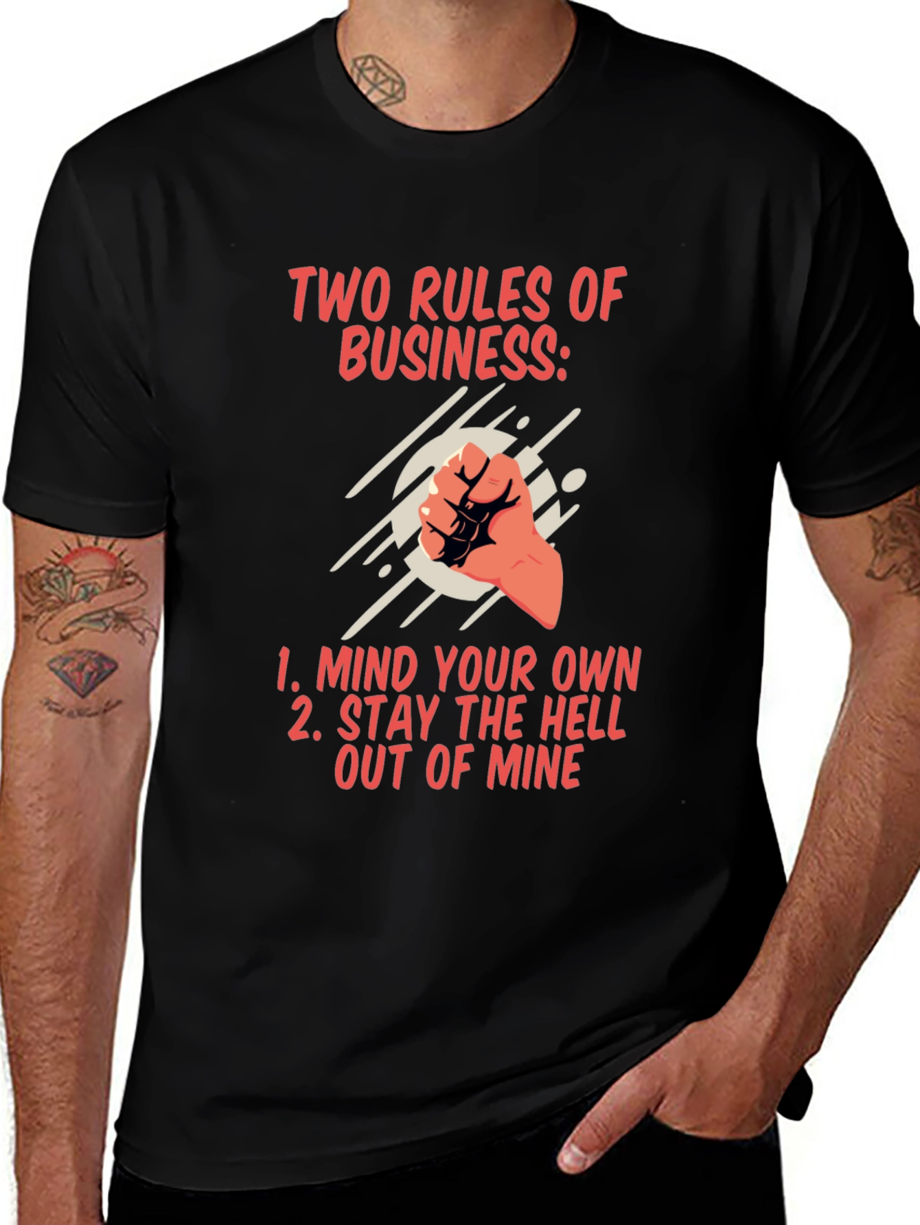 Two Rules of Business Graphic T-Shirt