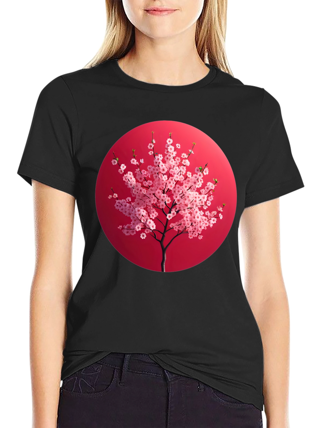 Cherry Blossom T-Shirt - Japanese Art Style Tee