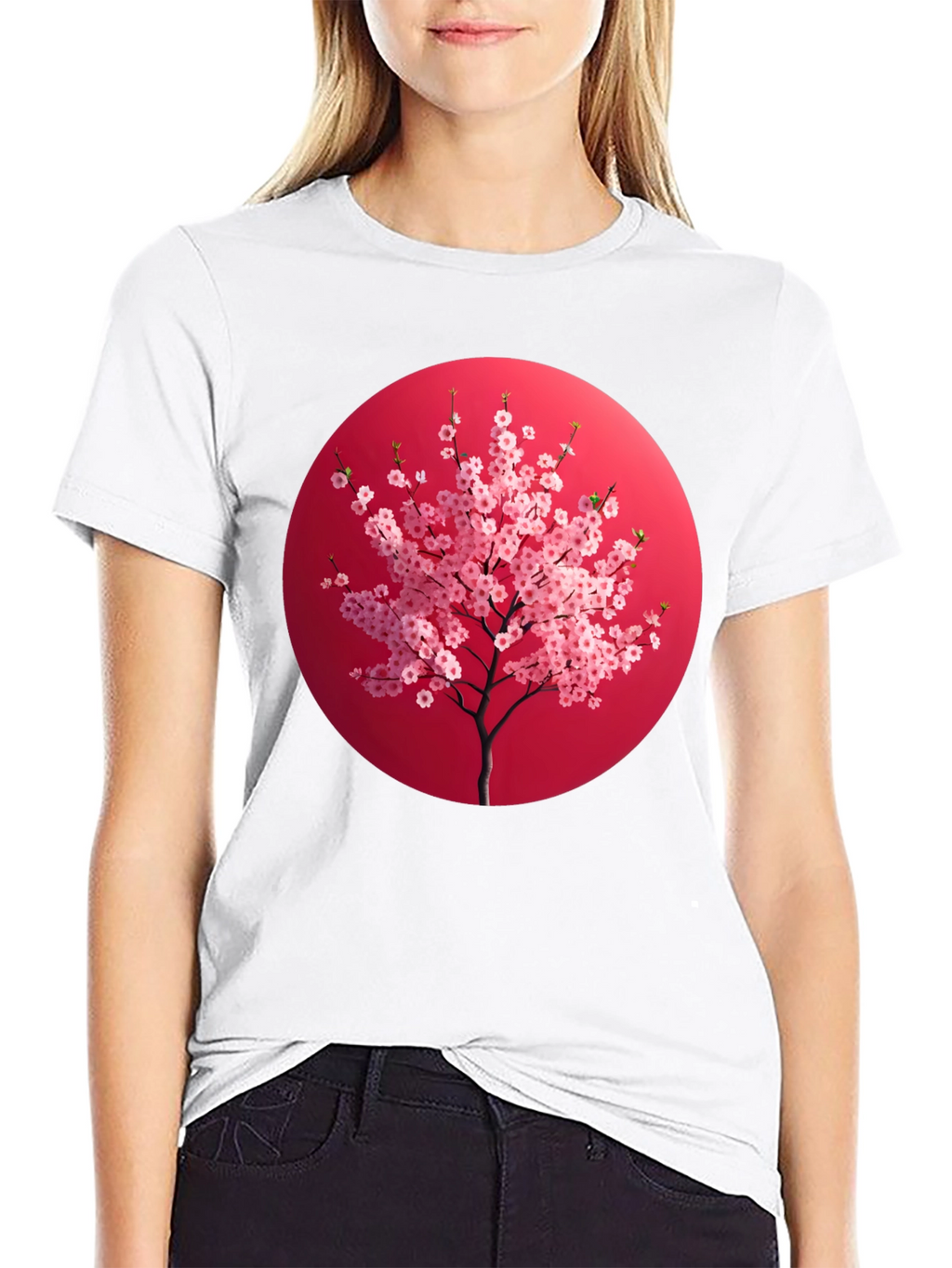 Cherry Blossom T-Shirt - Japanese Art Style Tee
