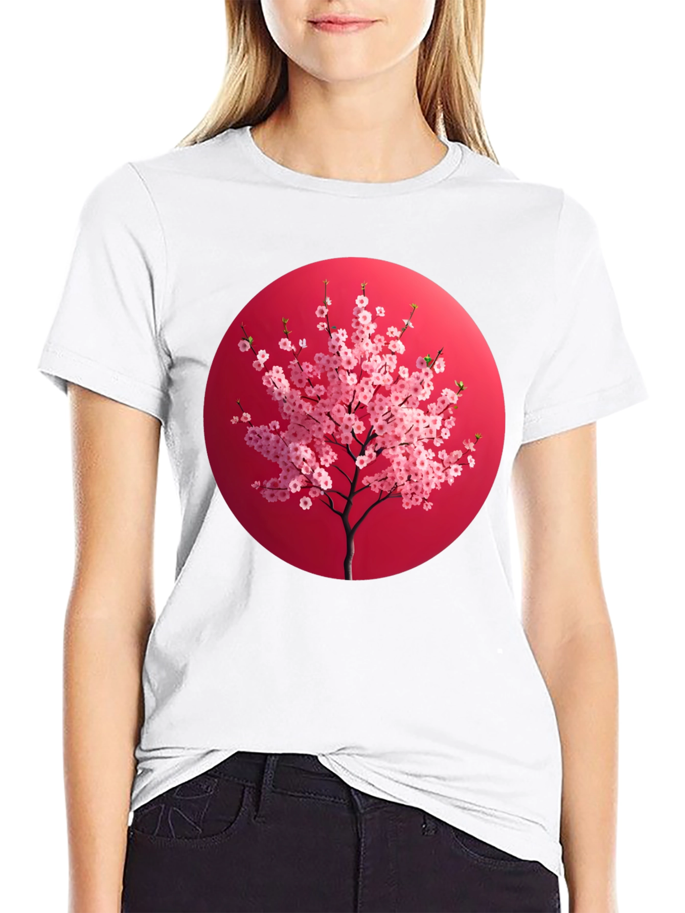 Cherry Blossom T-Shirt - Japanese Art Style Tee