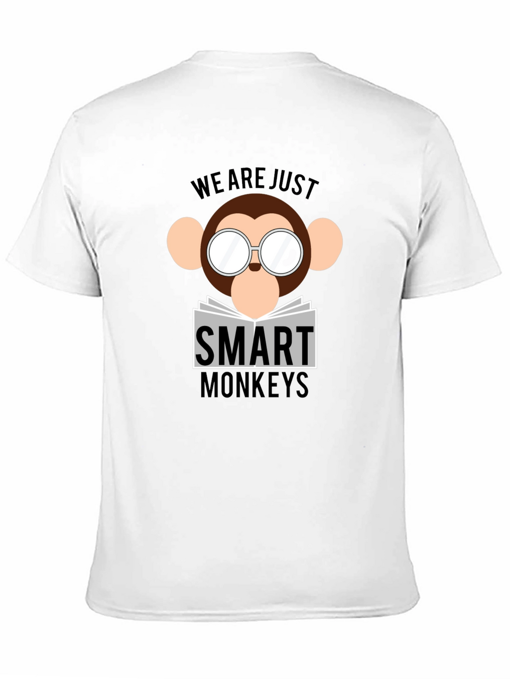 Smart Monkeys Graphic T-Shirt - Funny Animal Tee