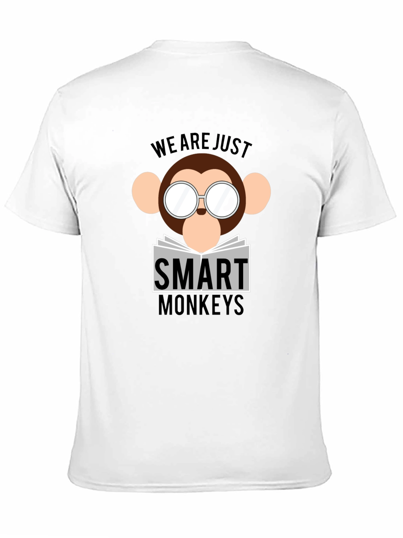 Smart Monkeys Graphic T-Shirt - Funny Animal Tee