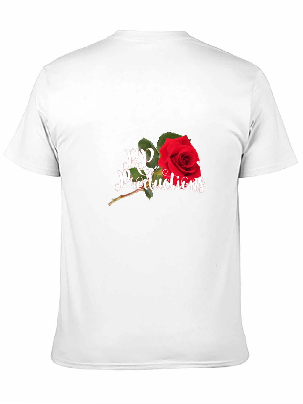 RP Productions Rose Graphic Black T-Shirt