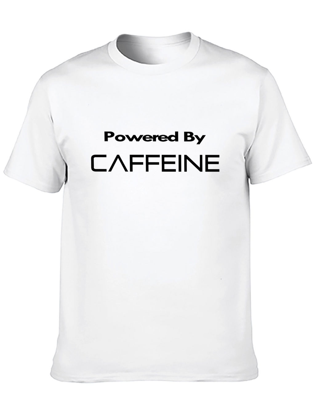 Powered by Caffeine T-Shirt - Dark Design