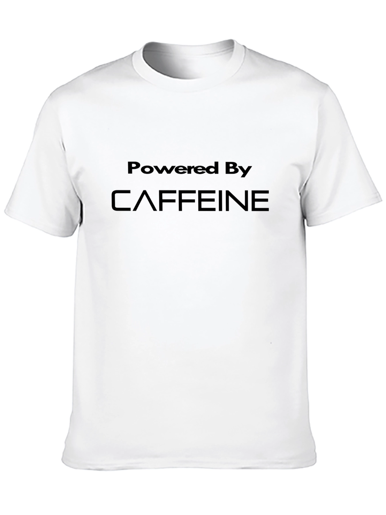 Powered by Caffeine T-Shirt - Dark Design