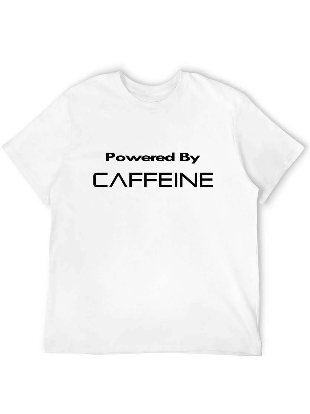 Powered by Caffeine T-Shirt - Dark Design