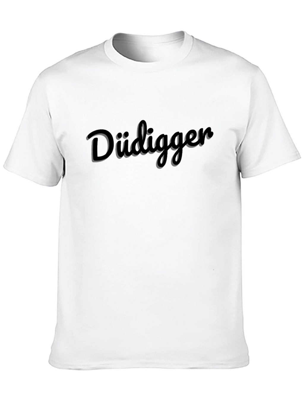 Düdigger Graphic Tee - Stylish Black T-Shirt