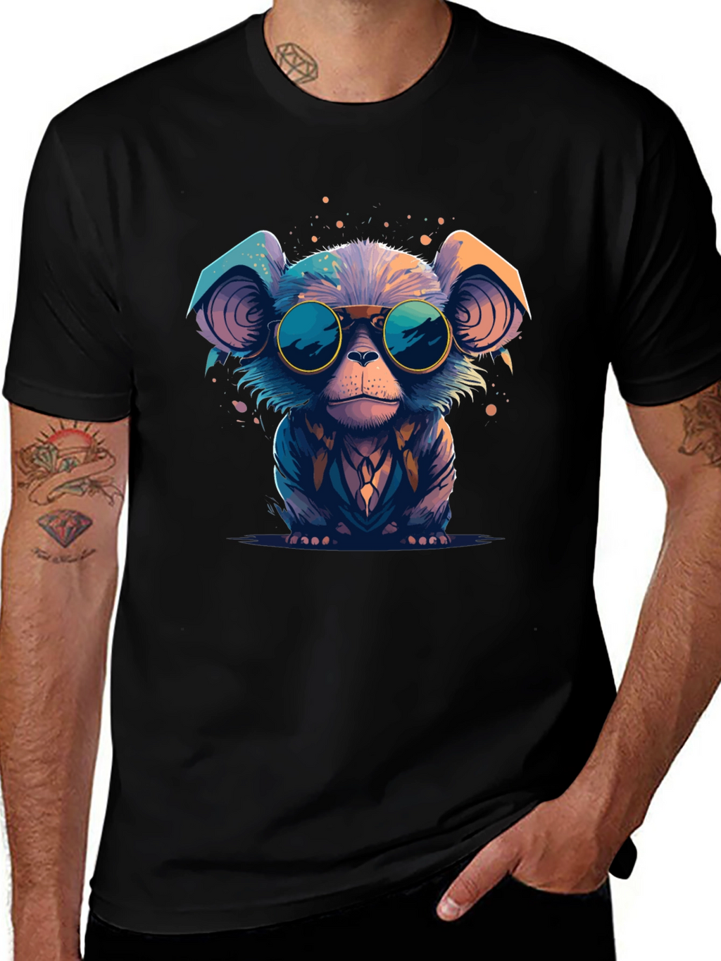 Cool Pup Tee: Stylish Dog Graphic T-Shirt