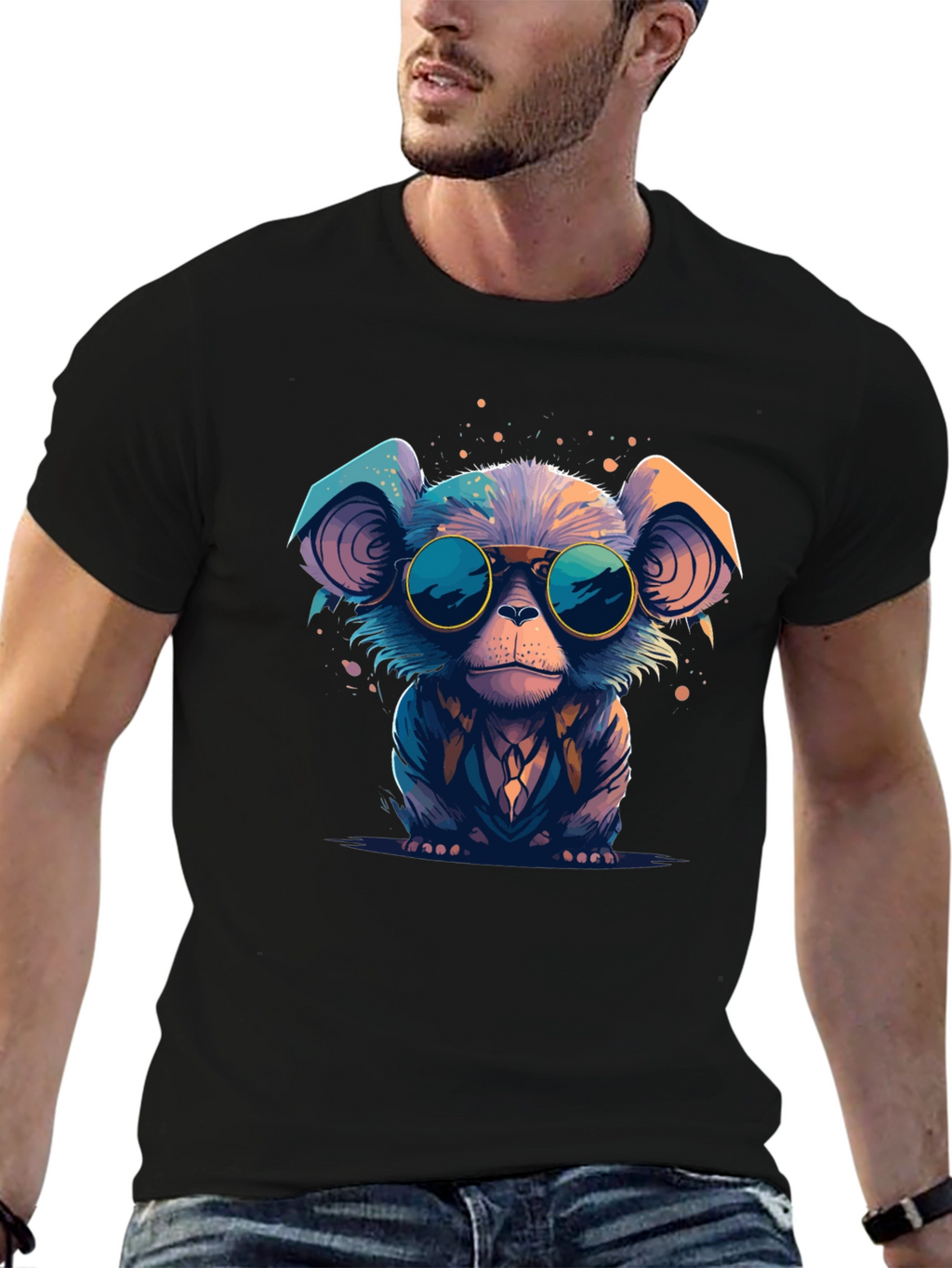 Cool Pup Tee: Stylish Dog Graphic T-Shirt
