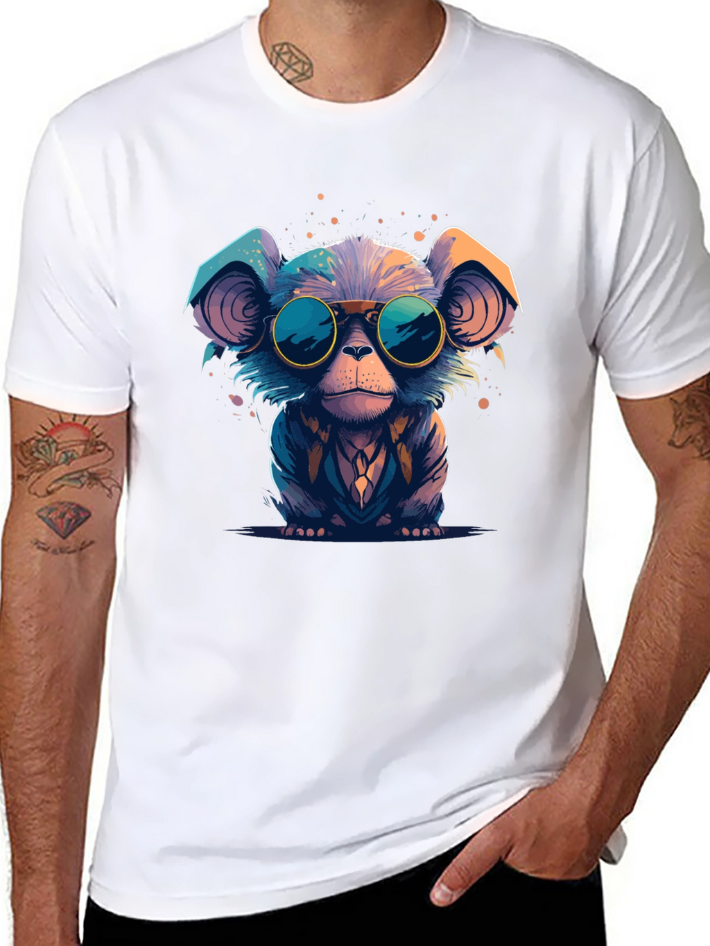 Cool Pup Tee: Stylish Dog Graphic T-Shirt