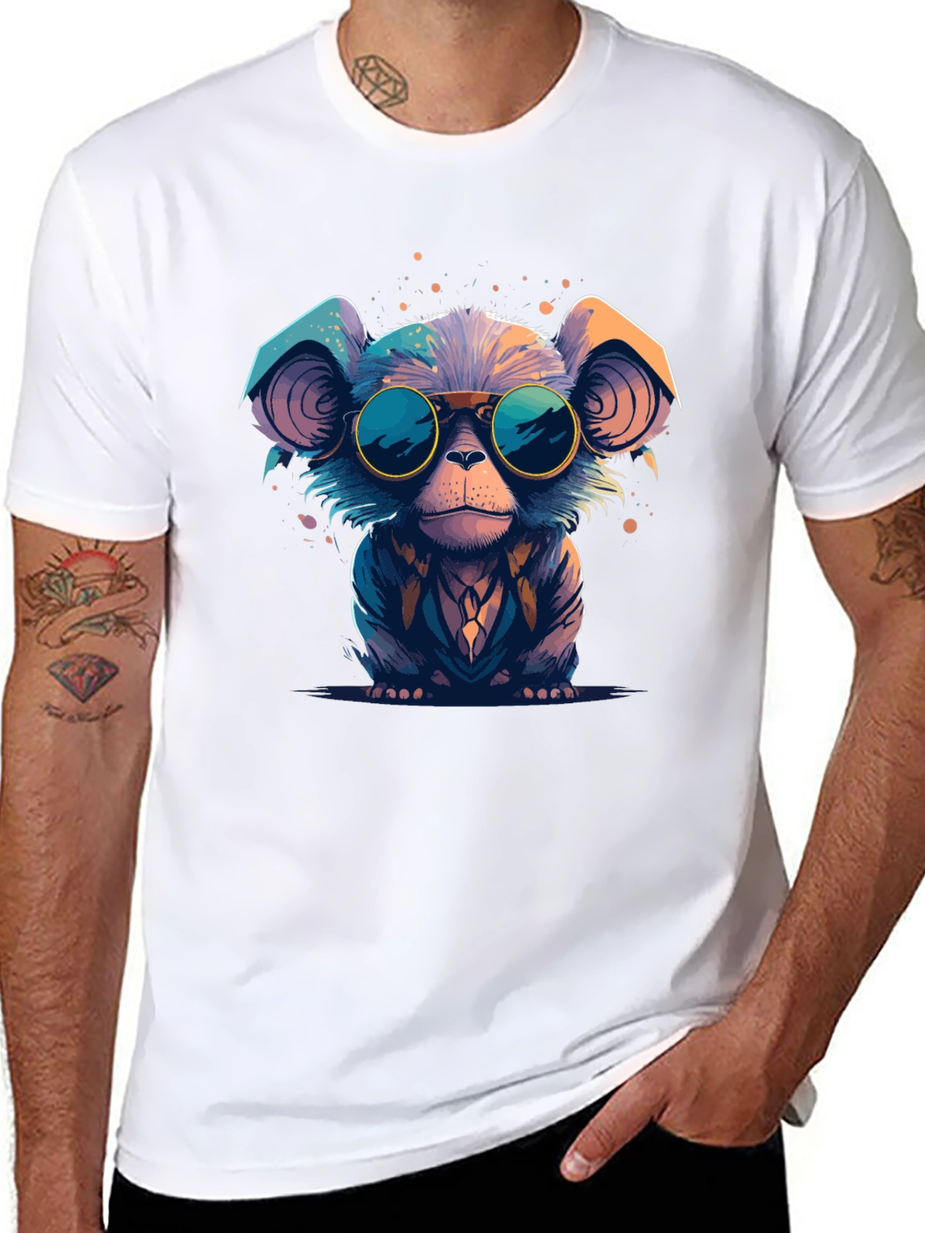 Cool Pup Tee: Stylish Dog Graphic T-Shirt