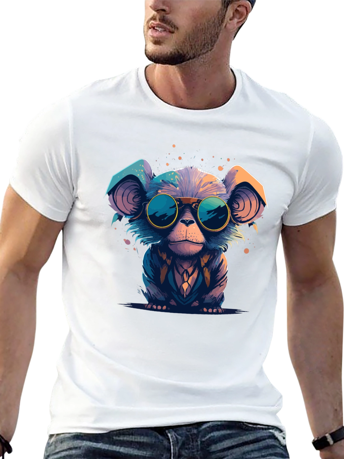 Cool Pup Tee: Stylish Dog Graphic T-Shirt