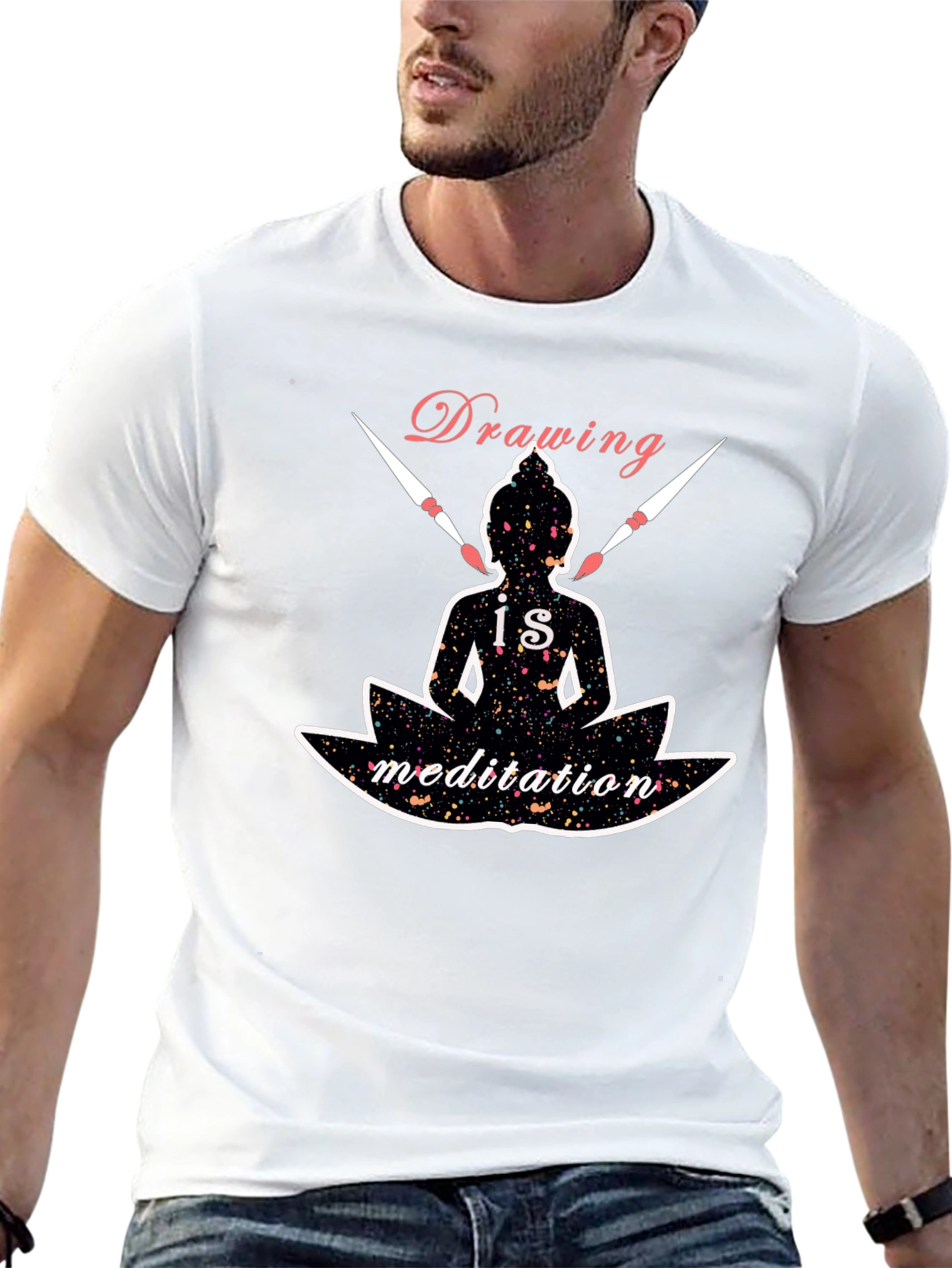 Drawing is Meditation Graphic Tee