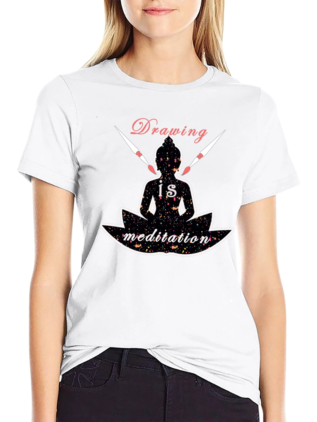 Drawing is Meditation Graphic Tee