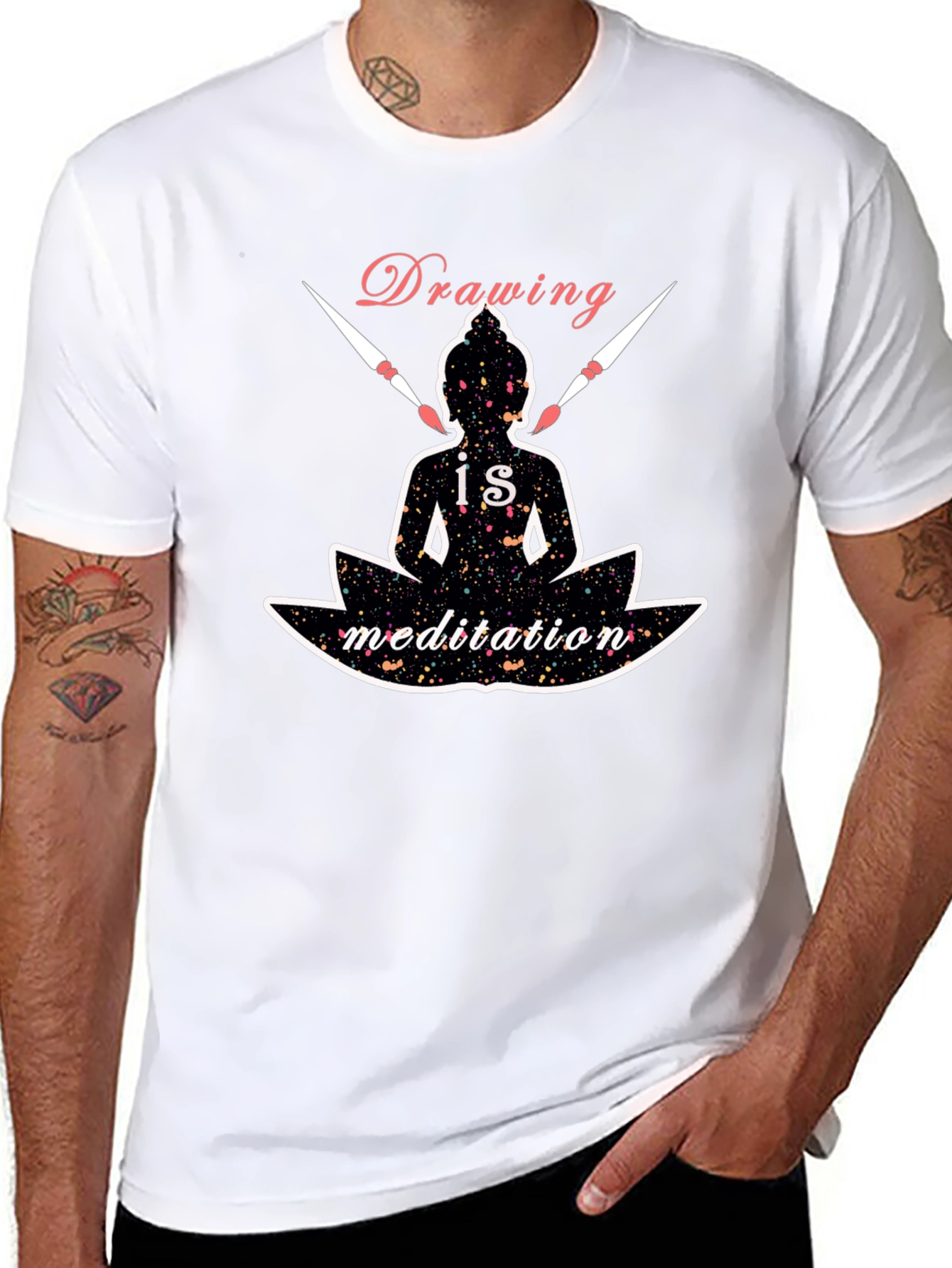 Drawing is Meditation Graphic Tee