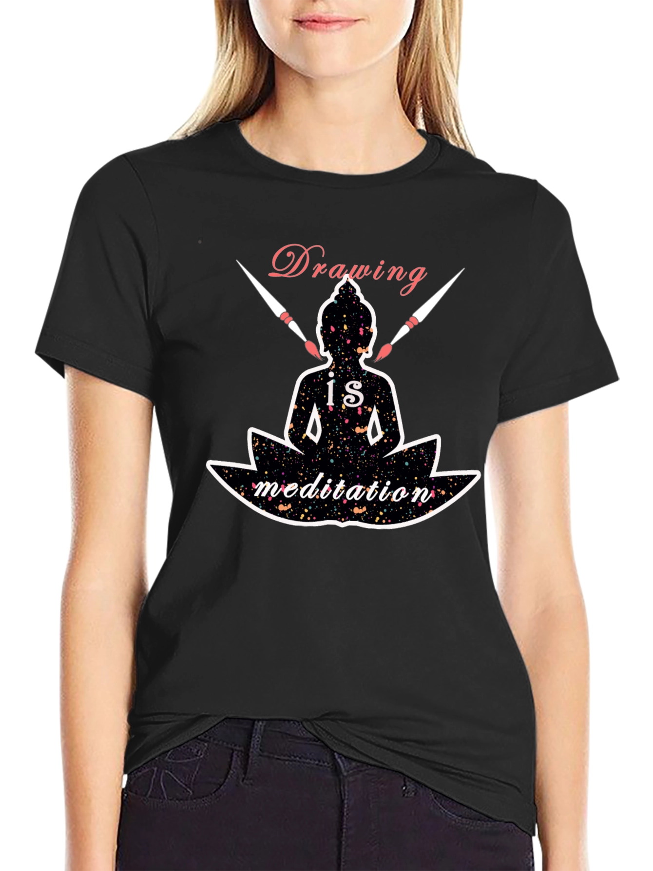 Drawing is Meditation Graphic Tee