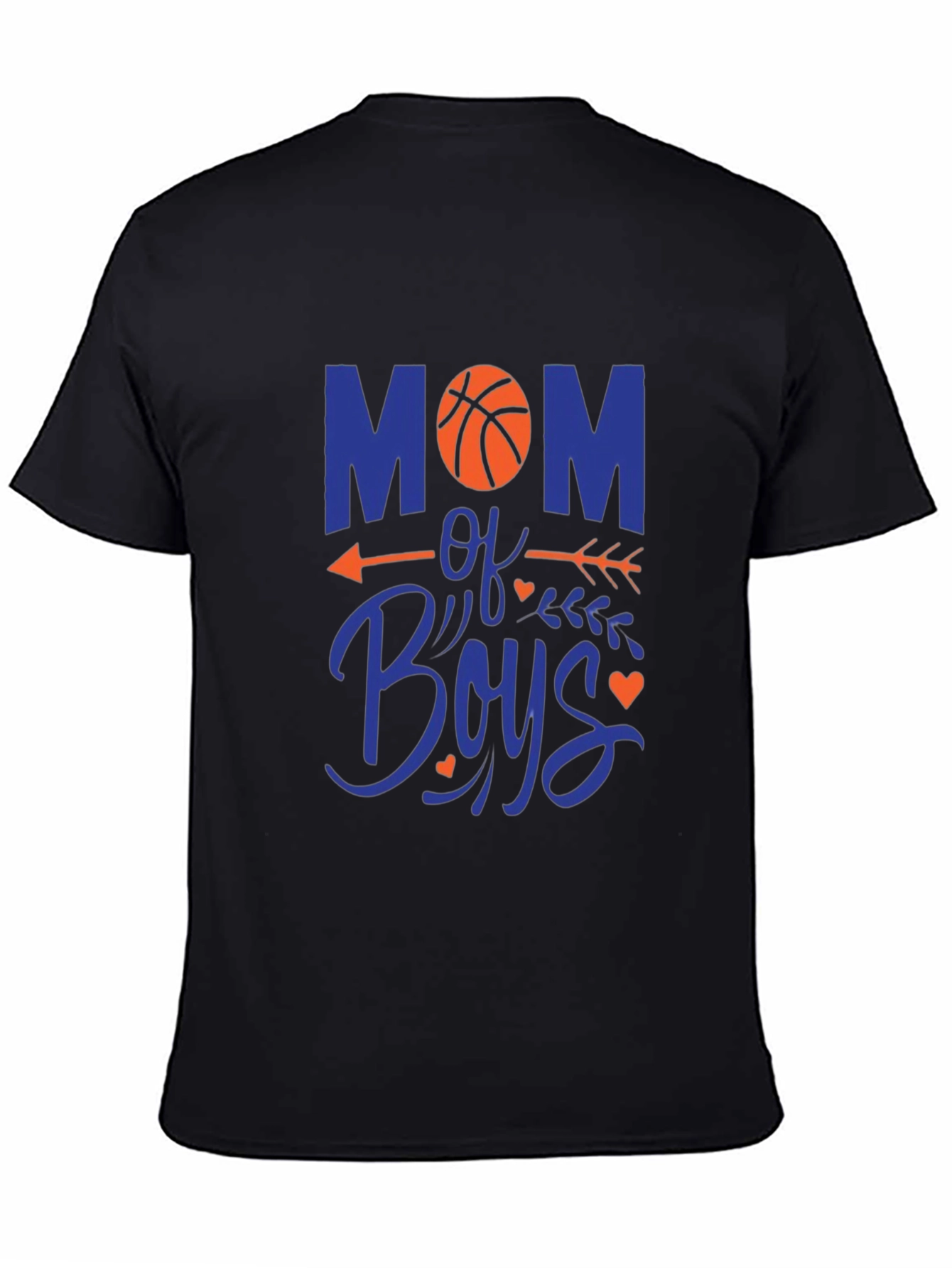 Mom of Boys Basketball Graphic Tee