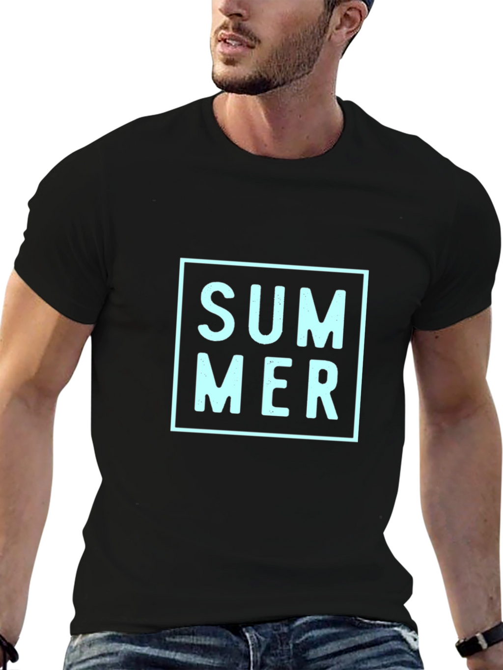 Summer Graphic Tee - Black