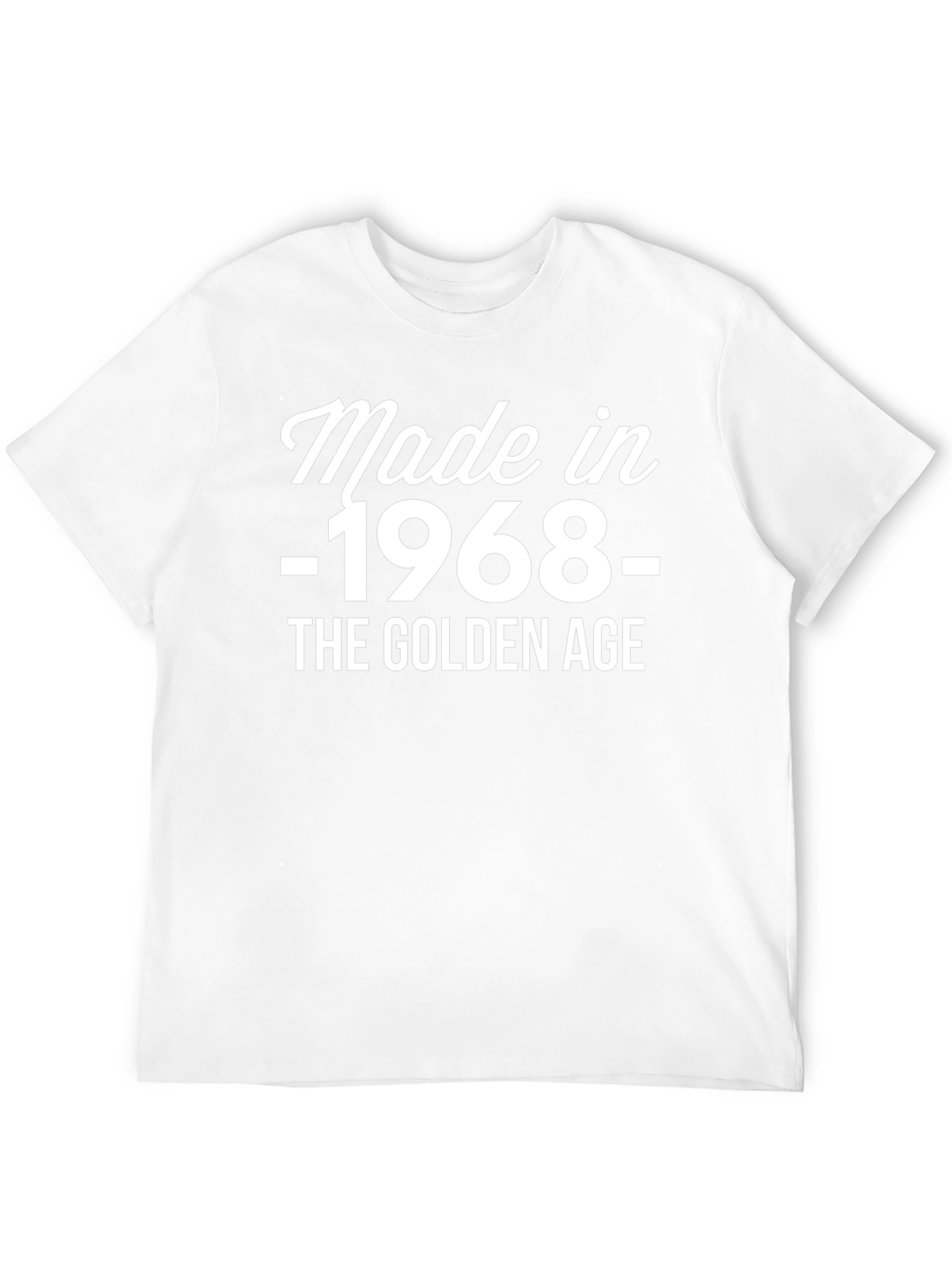 Made in 1968 Golden Age Black T-Shirt