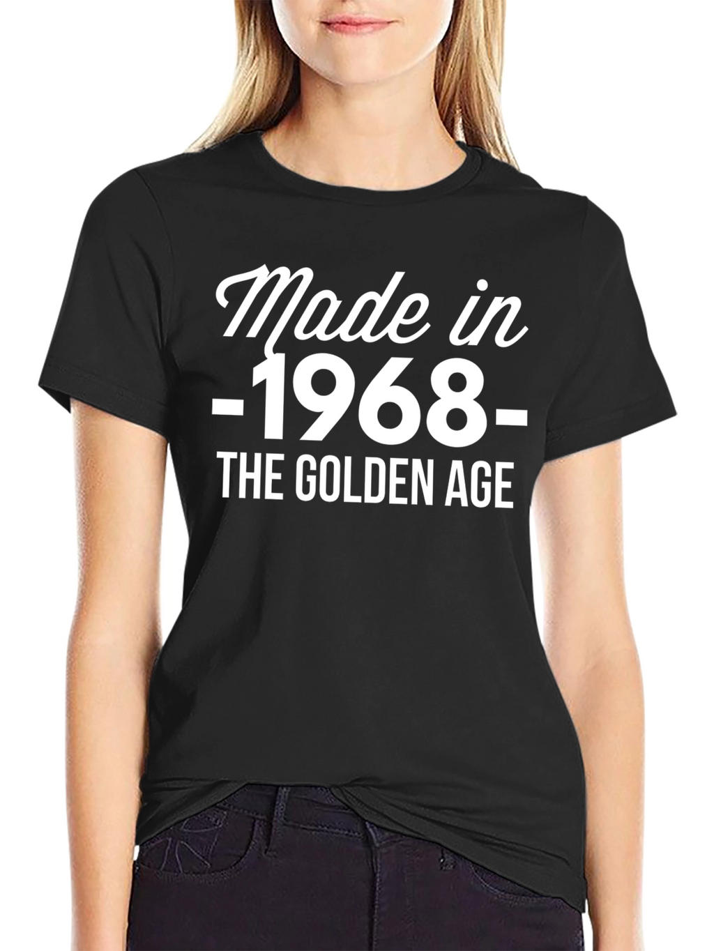 Made in 1968 Golden Age Black T-Shirt
