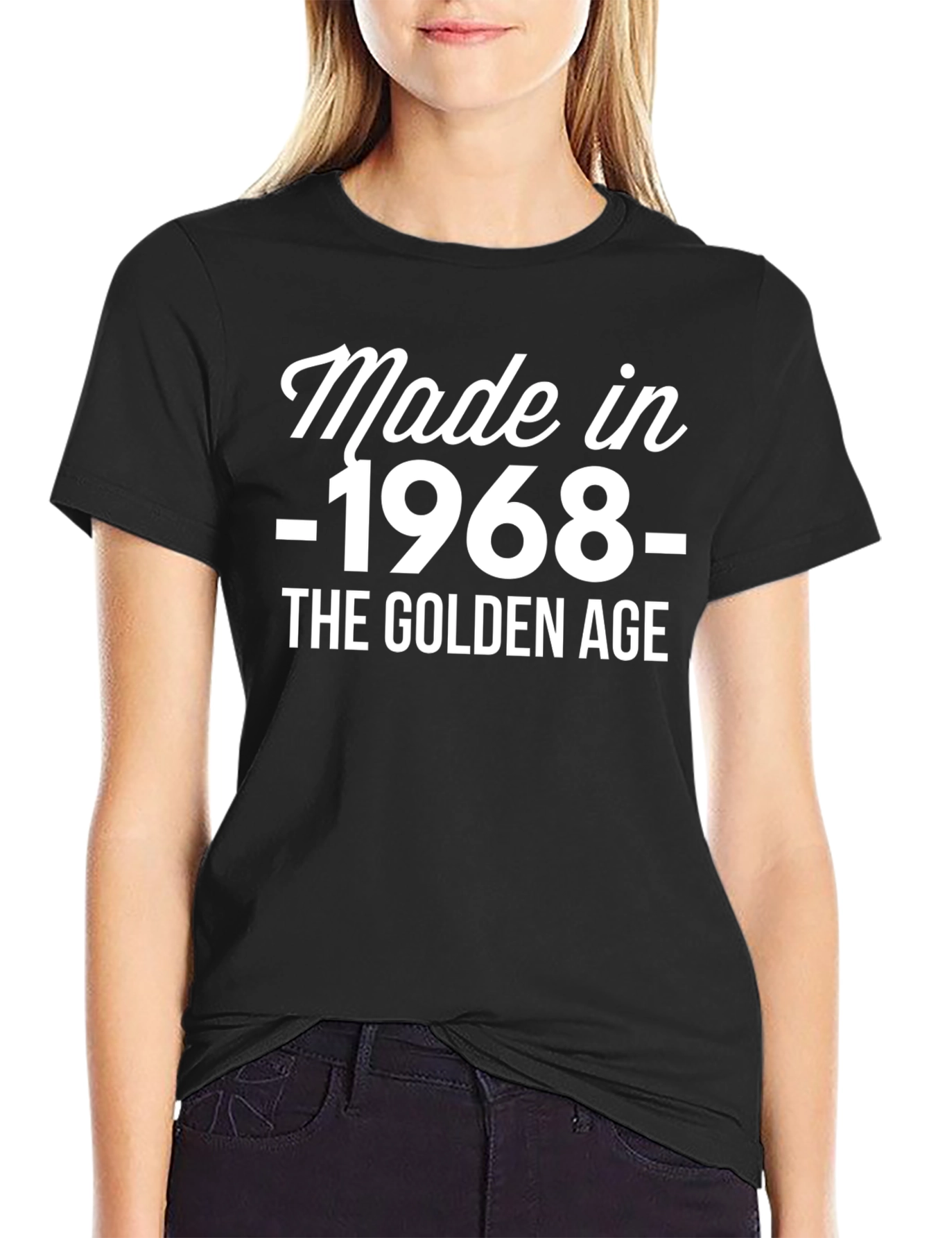 Made in 1968 Golden Age Black T-Shirt