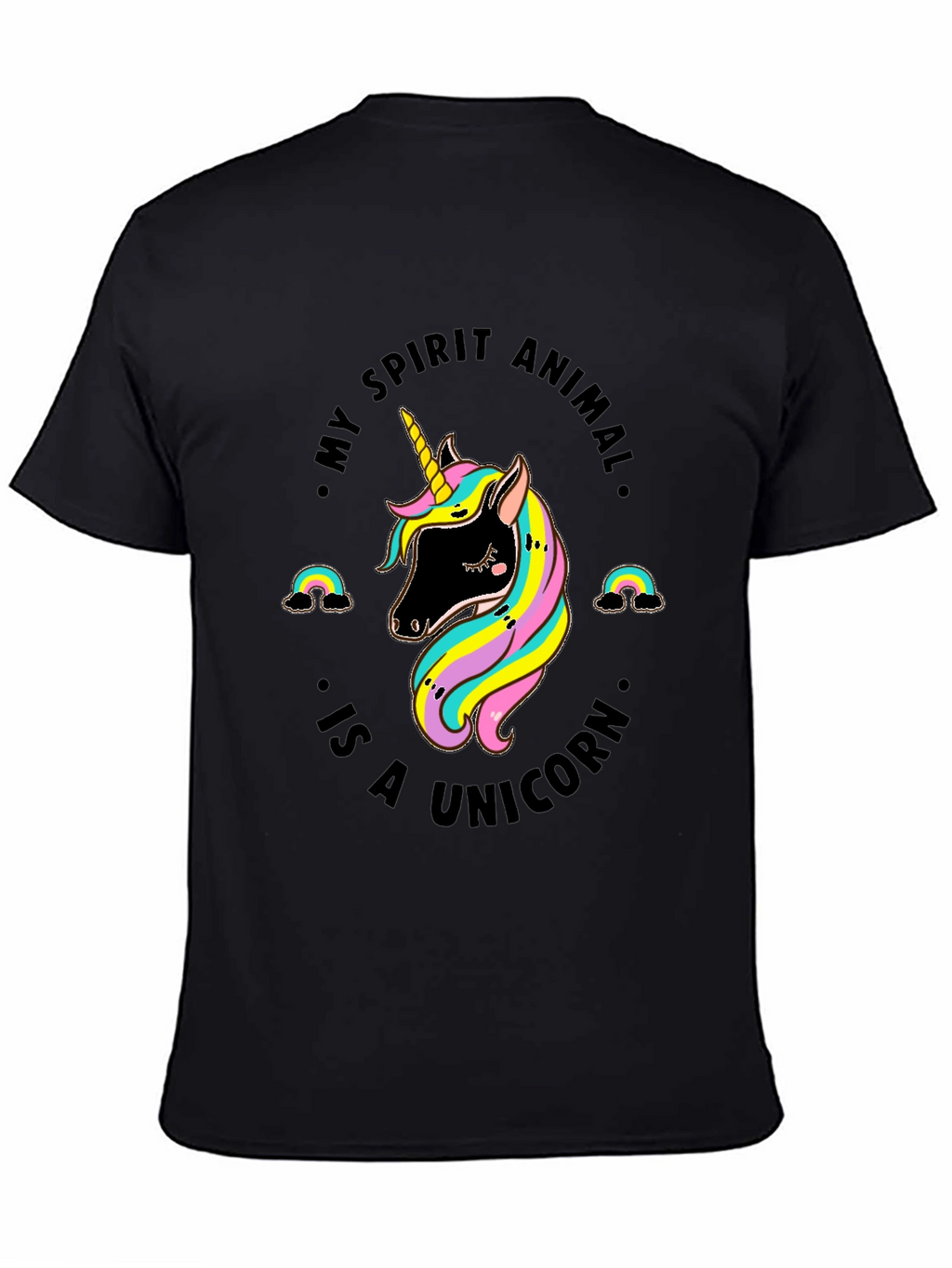 Unicorn Spirit Animal Graphic Tee