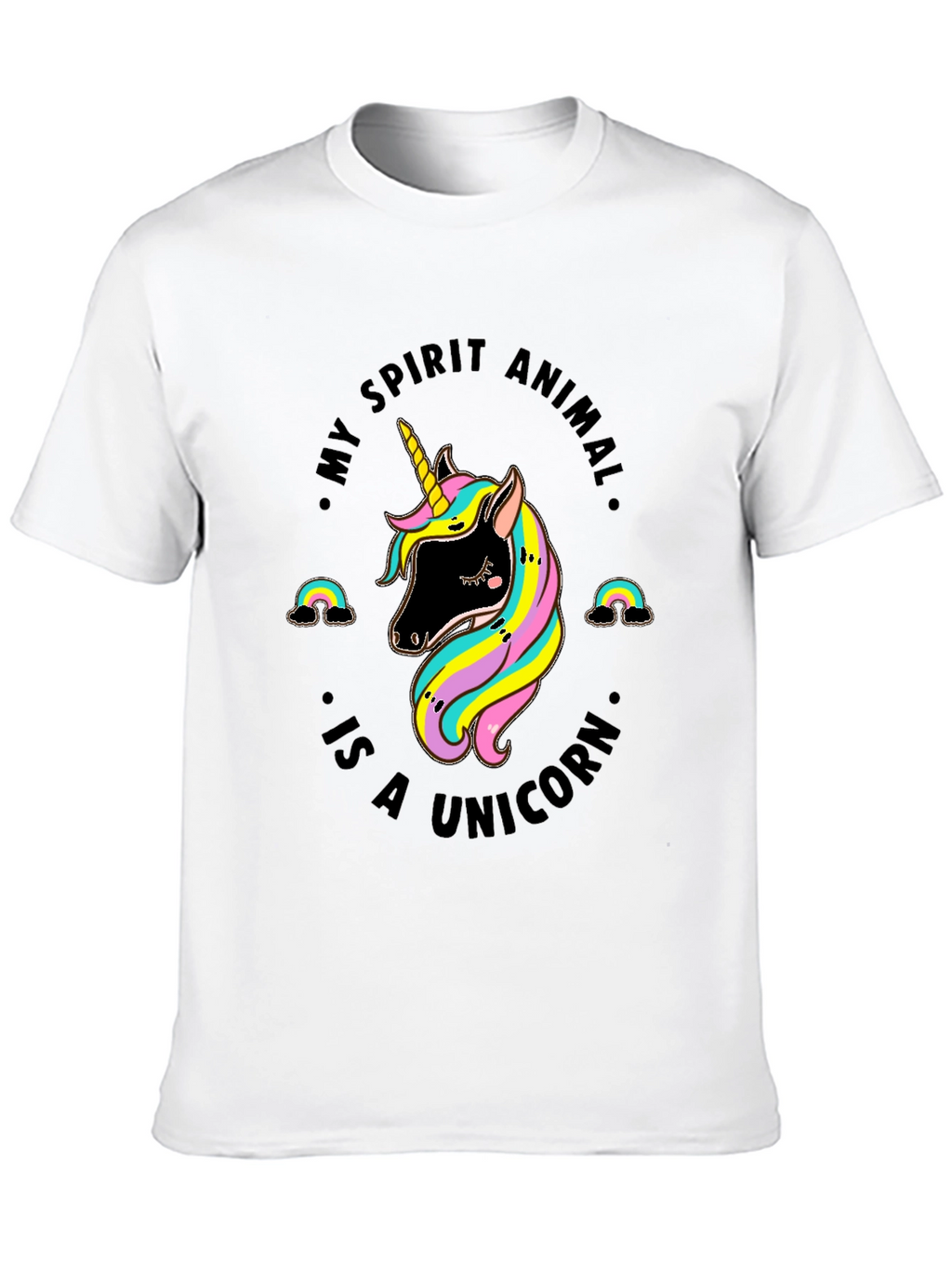 Unicorn Spirit Animal Graphic Tee