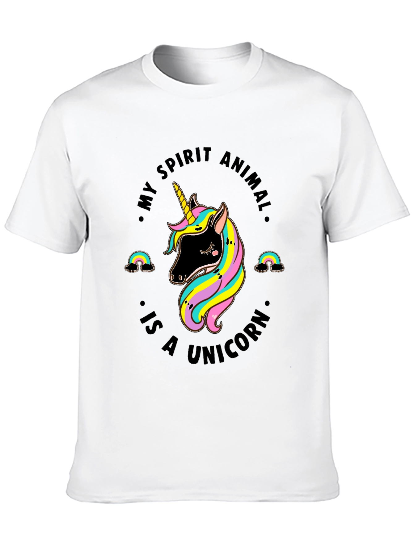 Unicorn Spirit Animal Graphic Tee